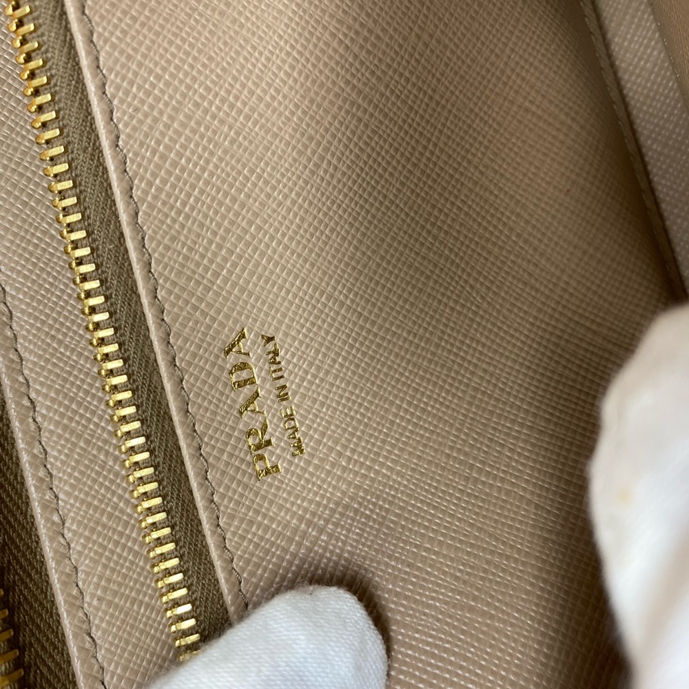 Authentic Prada Wallet Beige - image 6